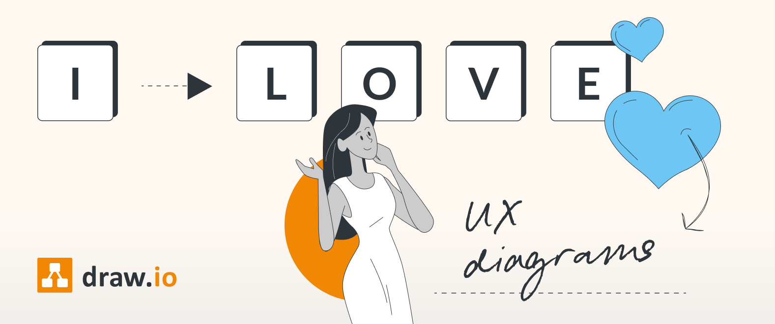 Romance comes to diagramming - introducing draw.io dating - draw.io